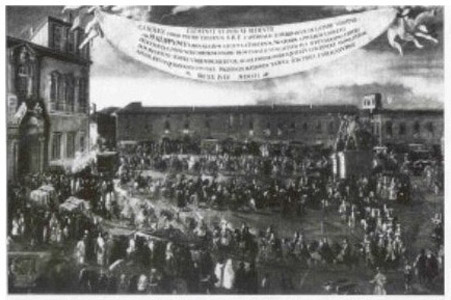 Stampa del Palazzo della Consulta